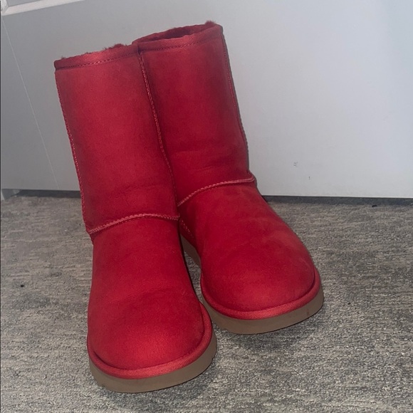 UGG Red Suede Boots - Picture 4 of 10